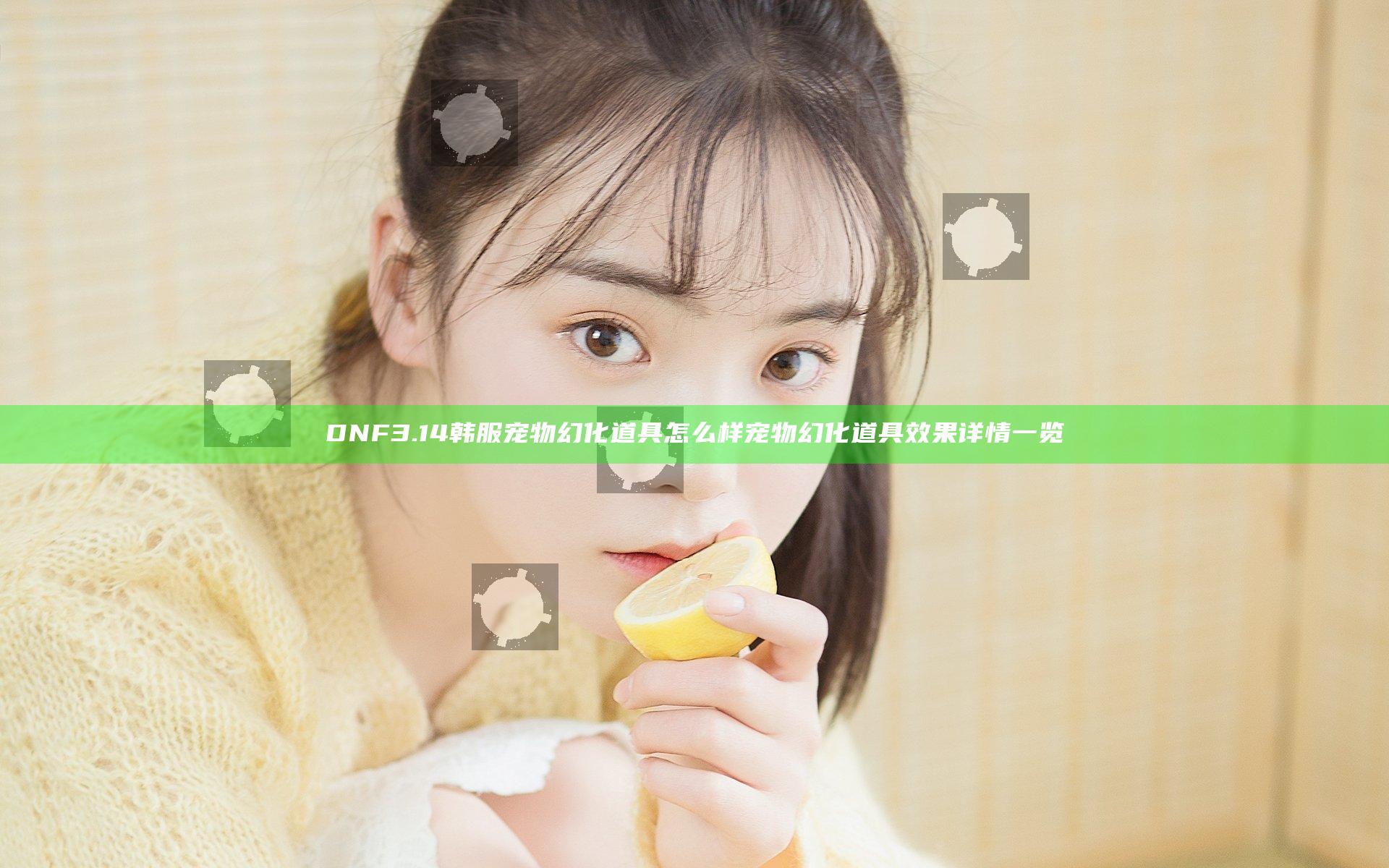 DNF3.14韩服宠物幻化道具怎么样 宠物幻化道具效果详情一览